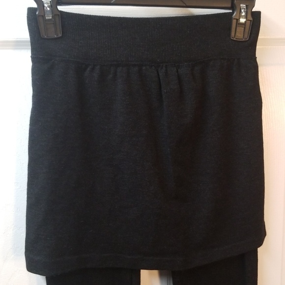 Dark grey skirted leggings - Picture 2 of 2